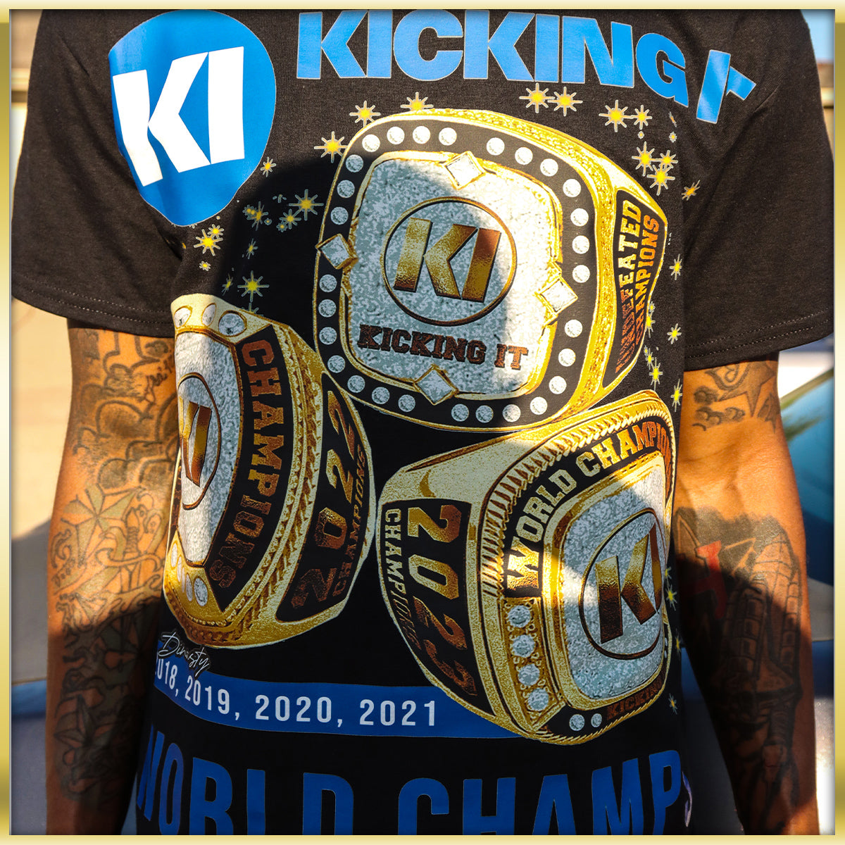 Kicking It Championship Tee